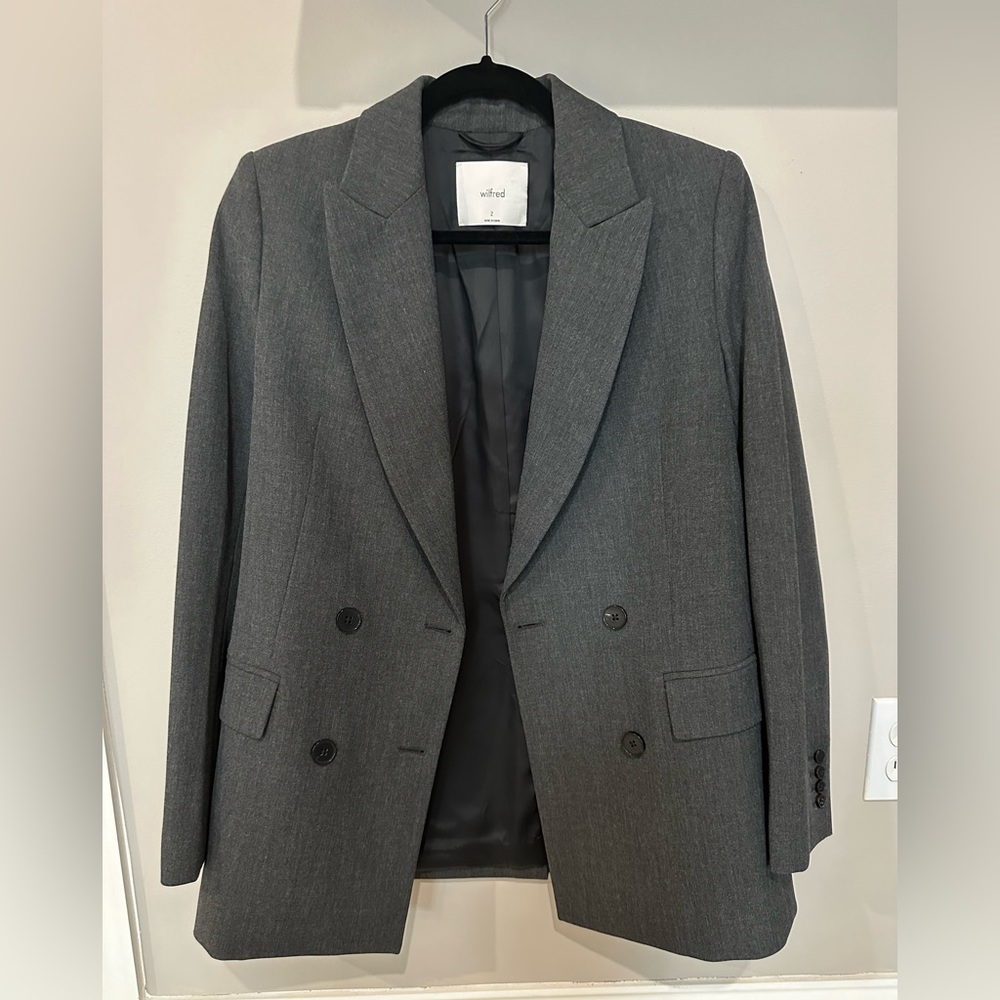 Women’s Wilfred Oversized Blazer - Dark Gray